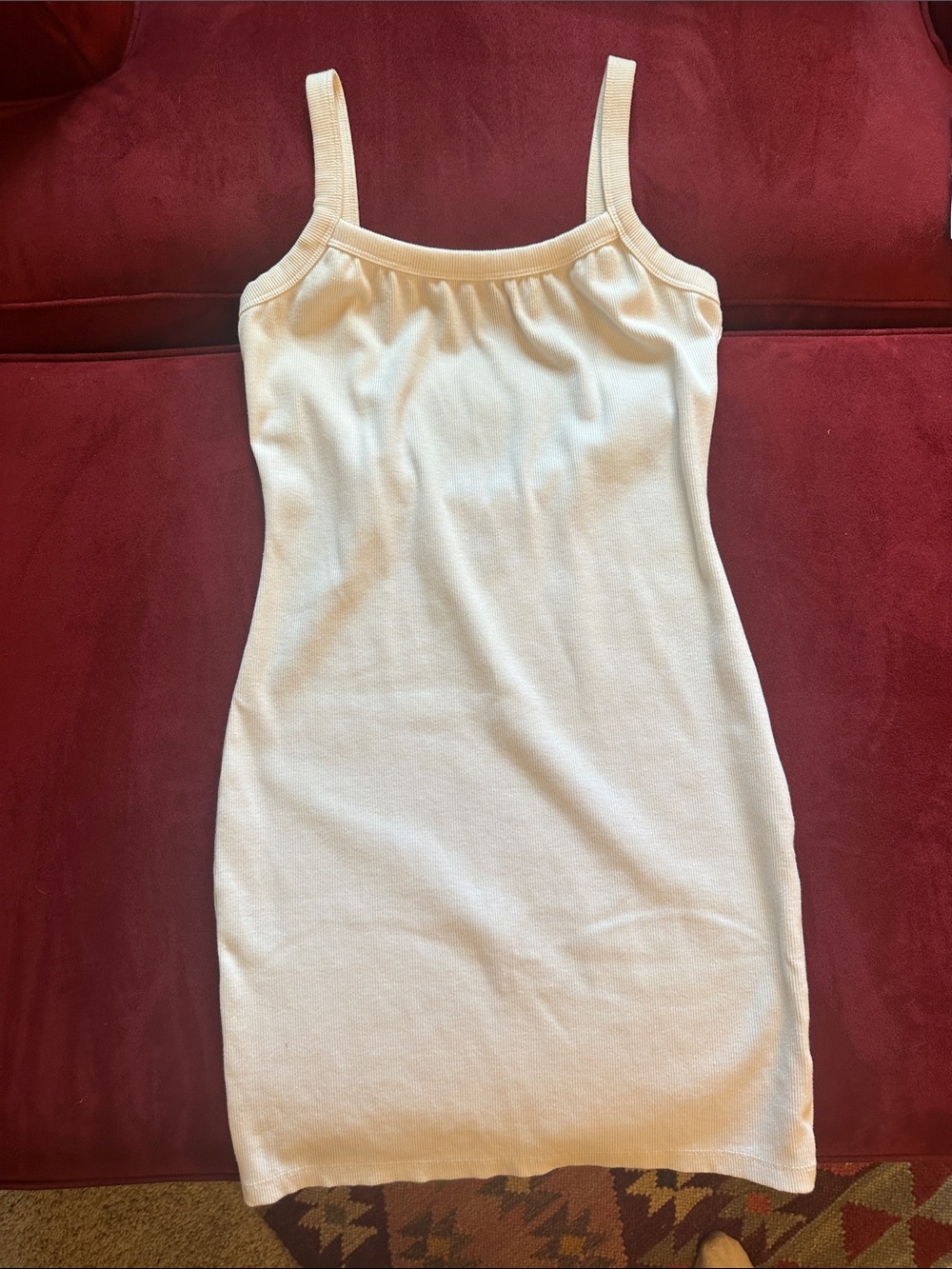 wild fable white Tank Mini Dress with cute scoop back
